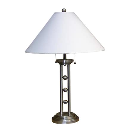 Cling Metal Table Lamp - Silvertone CL2629343